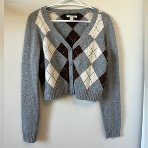 AE Preppy Plaid Cardigan! NWOT